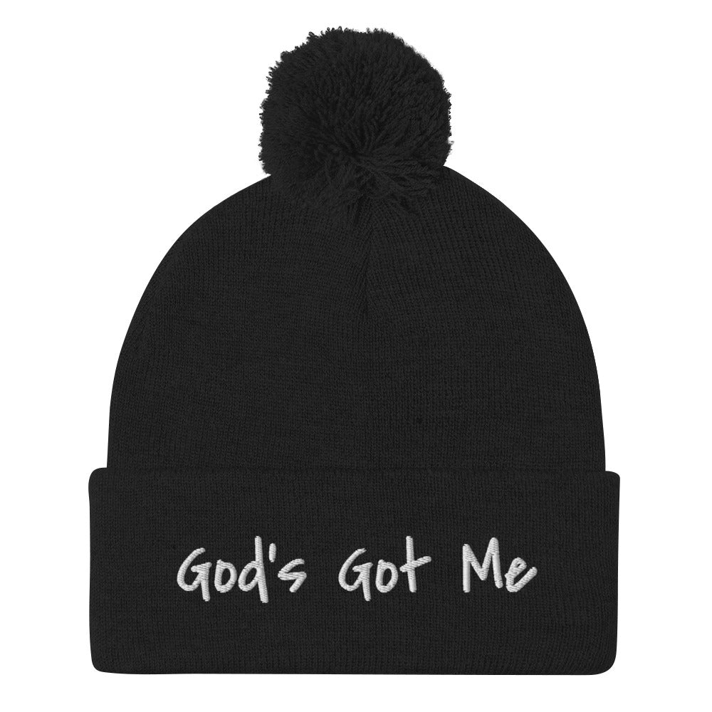 God's Got Me™ Pom-Pom Beanie