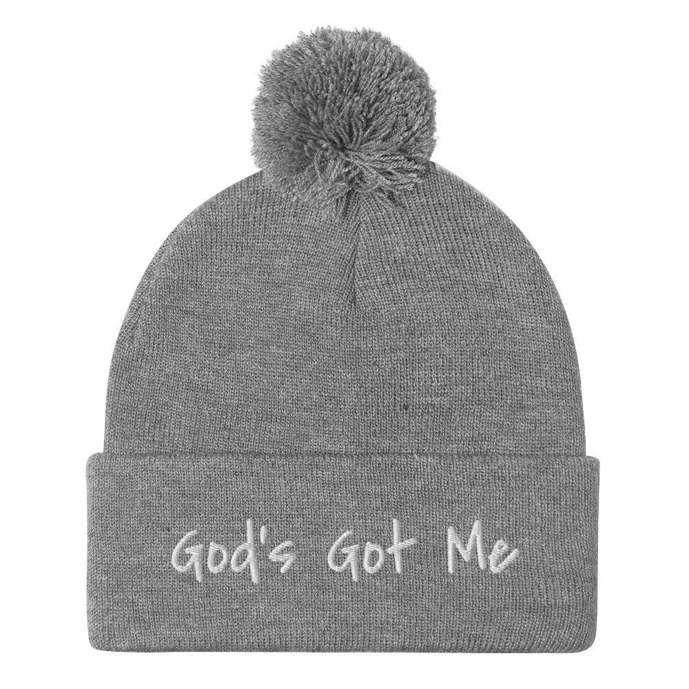 God's Got Me™ Pom-Pom Beanie